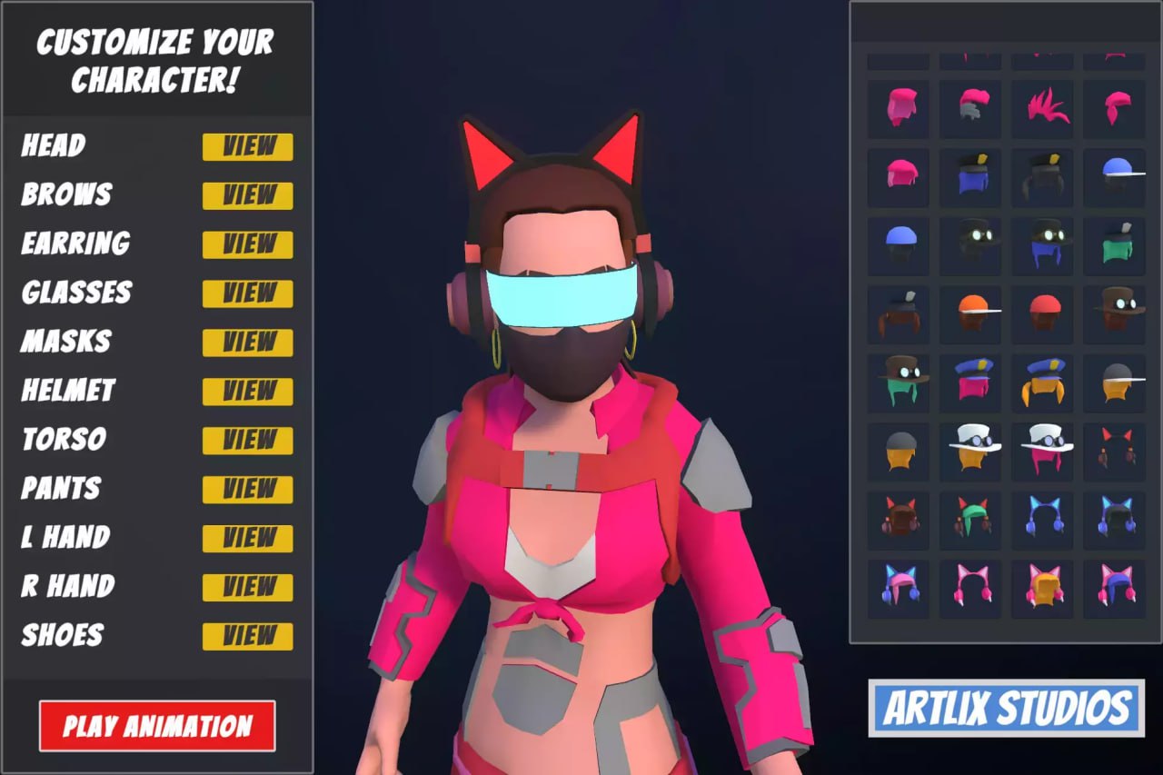 Customizable 3D Cyberpunk Characters Vol 2📱 - изображение 3